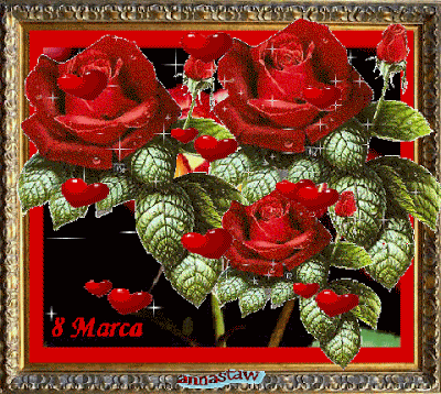 Fruwające serca na dzień kobiet